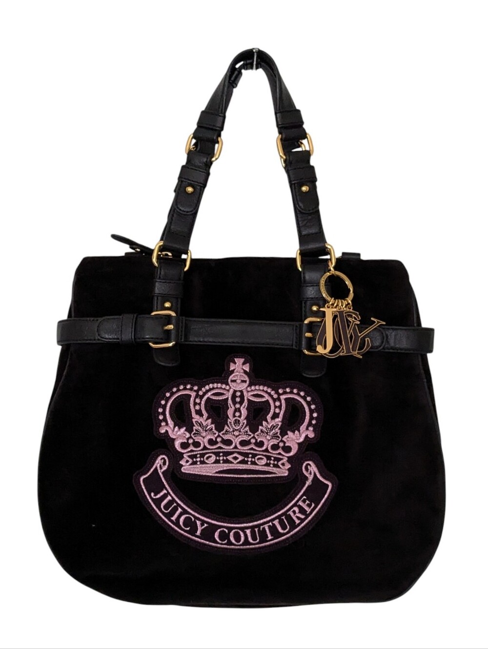 Juicy Couture Vintage Brown Velour Shoulder Bag